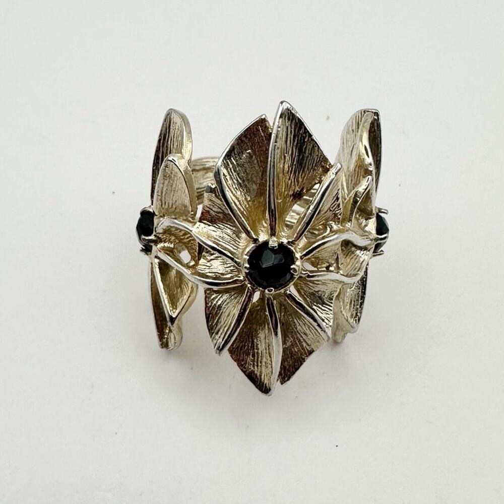 Kendra Scott Ryder Ring Size 6.5 6 1/2 Oversized Chunky Flower Boho Bohemian
